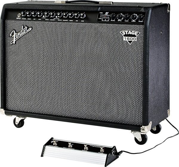 Fender Dynatouch III Stage 1600 Guitar Amplifier with DFX, Right Angle View