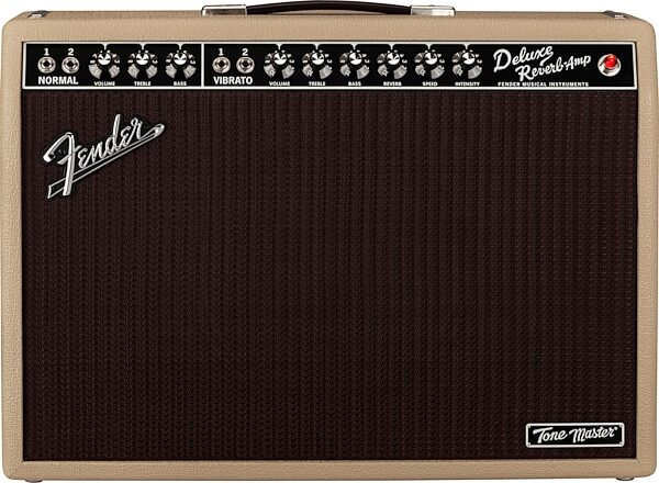 Fender Tone Master Deluxe Reverb Digital Guitar Combo Amplifier, Blonde, USED, Warehouse Resealed, Action Position Back