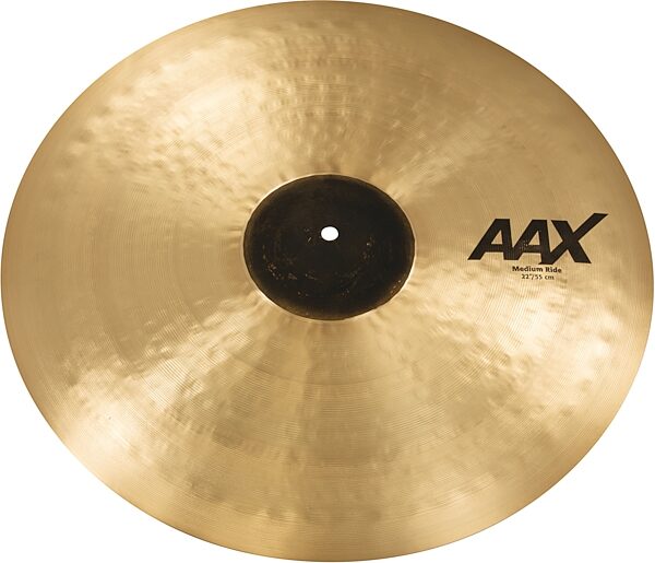 Sabian AAX Medium Ride Cymbal, Angled Front