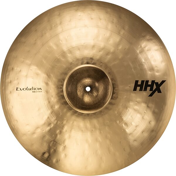 Sabian HHX Evolution Ride Cymbal, Brilliant Finish, 22 inch, Action Position Back