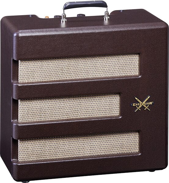 Fender Pawn Shop Excelsior Guitar Combo Amplifier (13 Watts, 1x15"), Angle