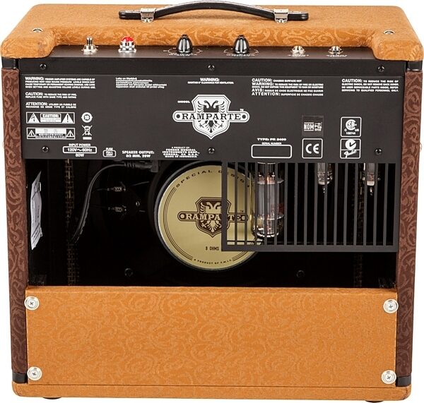 Fender Pawn Shop Ramparte Guitar Combo Amplifier, Rear