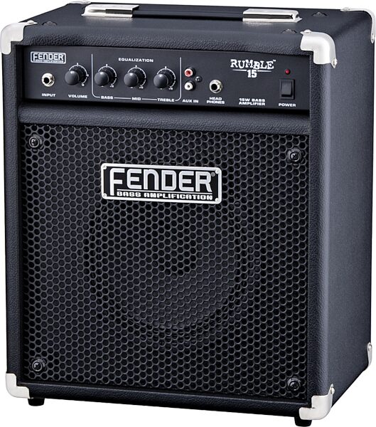 Fender Rumble 15 Bass Combo Amplifier (15 Watts, 1x8"), Right