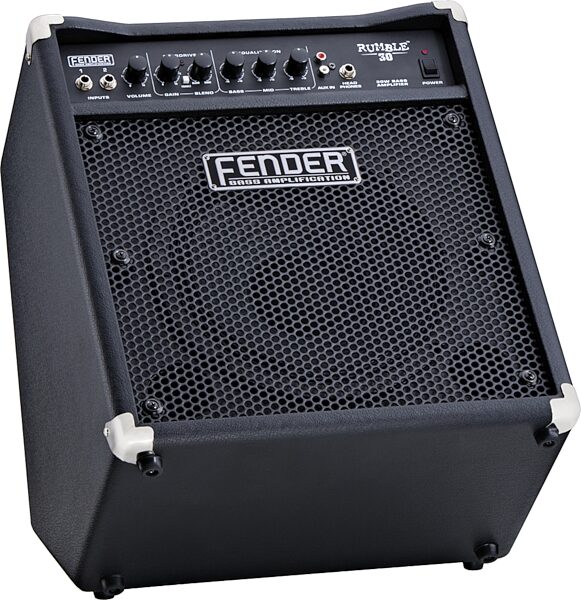 Fender Rumble 30 Bass Combo Amplifier (30 Watts, 1x10"), Left