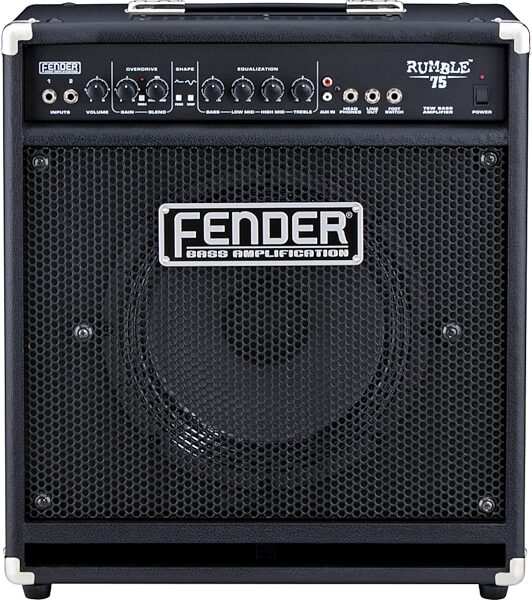 Fender Rumble 75 Bass Combo Amplifier (75 Watts, 1x12"), Main