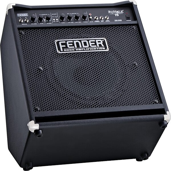 Fender Rumble 75 Bass Combo Amplifier (75 Watts, 1x12"), Left