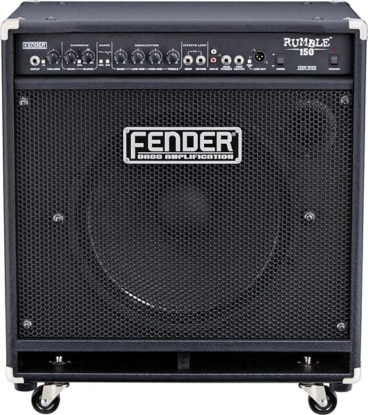 Fender Rumble 150 Bass Combo Amplifier (150 Watts, 1x15"), Main