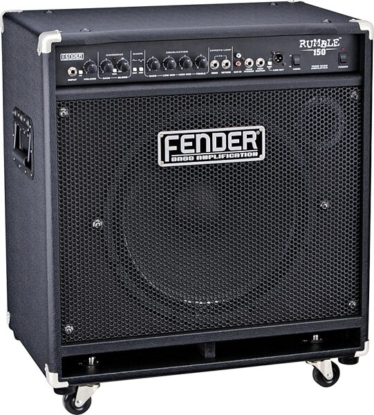 Fender Rumble 150 Bass Combo Amplifier (150 Watts, 1x15"), Left