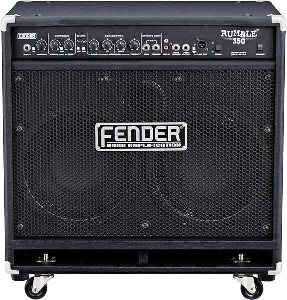 Fender Rumble 350 Bass Combo Amplifier (350 Watts, 2x10"), Main
