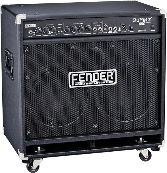 Fender Rumble 350 Bass Combo Amplifier (350 Watts, 2x10"), Left