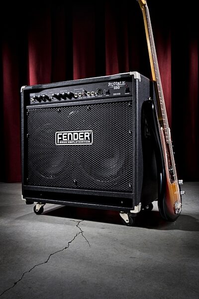 Fender Rumble 350 Bass Combo Amplifier (350 Watts, 2x10"), Glamour View