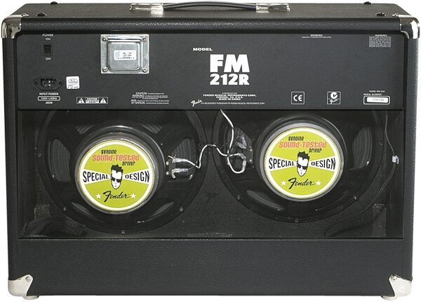 Fender FM212R Guitar Combo Amplifier (100 Watts, 2x12 in.), Rear