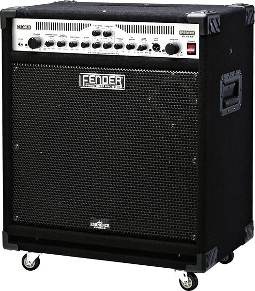 Fender Bassman 250/115 Bass Combo Amplifier (250 Watts, 1x15 in.), Right Angle View