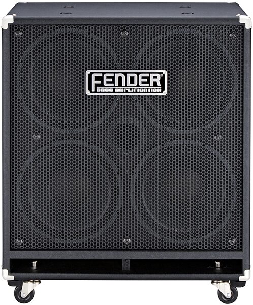 Fender Rumble 410 Bass Cabinet (1000 Watts, 4x10"), Front