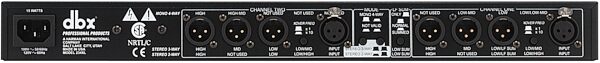 dbx 234XL Stereo 2-Way/Mono 3 or 4-Way Crossover, Rear