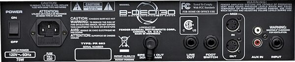 Fender B-DEC 30 Digital Entertainment Center Bass Combo Amplifier (30 ...