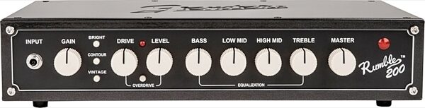 Fender Rumble 200 V3 Bass Amplifier Head (200 Watts), Main
