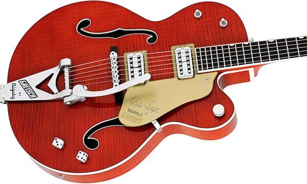 Gretsch G6120TFM Brian Setzer Electric Guitar (with Case), Action Position Back