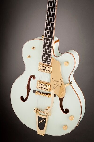 Gretsch G6136T Falcon Electric Guitar with Bigsby (with Case), Angle
