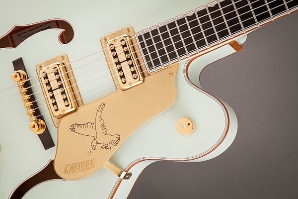 Gretsch G6136T Falcon Electric Guitar with Bigsby (with Case), Closeup