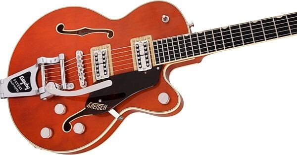 Gretsch G6659T Players Broadkaster Jr Electric Guitar (with Case), Action Position Side