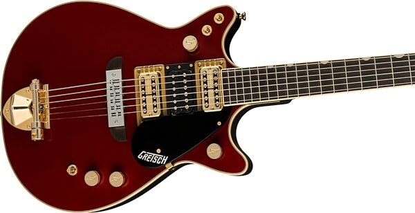 Gretsch G6131-MY-RB Limited Edition Malcolm Young Jet Electric Guitar (with Case), Action Position Back