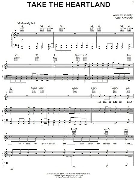 Take The Heartland - Piano/Vocal/Guitar, New, Main