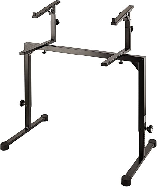 K&M 18810 Omega Keyboard Stand, Black, with 2nd Tier, Main