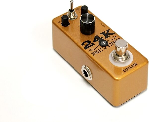Outlaw Effects 24K Three Mode Reverb Pedal, Action Position Back