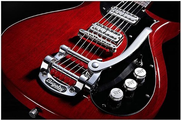 Gretsch G5135 Electromatic CVT Electric Guitar, Cherry - Closeup