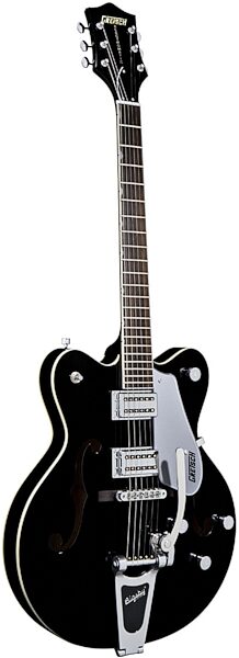 Gretsch G5122 Electromatic Double Cutaway Hollowbody Electric Guitar, Black - Left Side