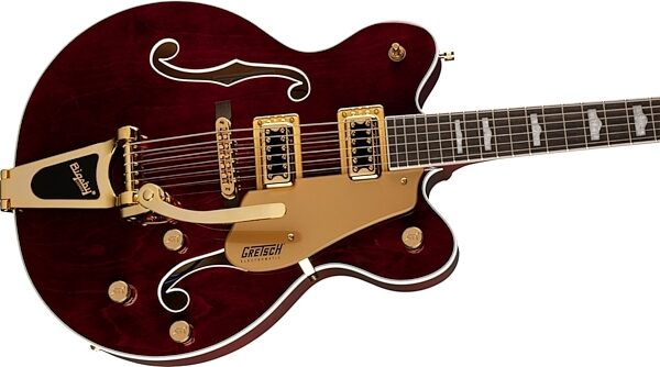 Gretsch G5422TG Electromatic Hollowbody Double Cutaway Electric Guitar, Walnut, USED, Blemished, Action Position Side