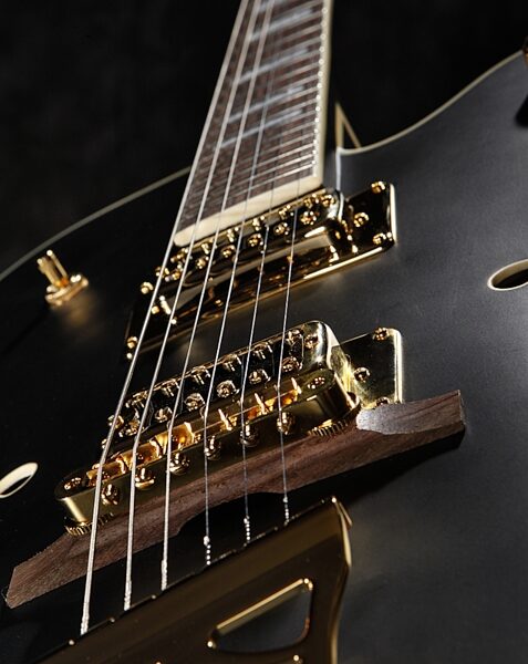 Gretsch G519BK Tim Armstrong Electromatic Hollowbody Electric Guitar, Body Closeup