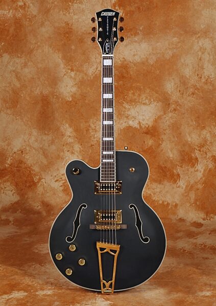 Gretsch G5191BK Tim Armstrong Left-Handed Electromatic Hollowbody Electric Guitar, Glamour View 2