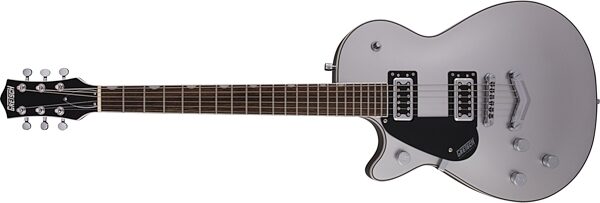 Gretsch G5230LH Electromatic Jet FT Electric Guitar, Left-Handed, Silver, USED, Scratch and Dent, Action Position Front