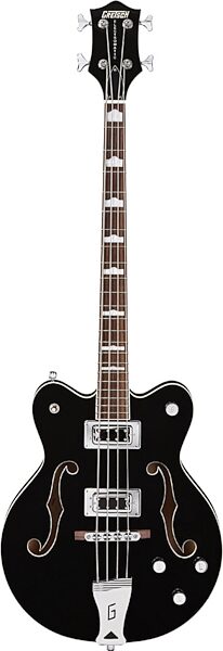 Gretsch G5442BDC Electromatic Short Scale Hollowbody Electric Bass (with Rosewood Fingerboard), Black