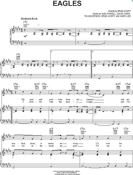 Eagles - Piano/Vocal/Guitar, New, Main