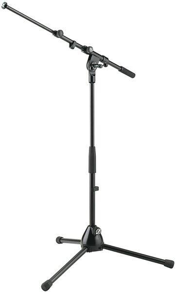 K&M 25900 Low Telescopic Boom Microphone Stand, New, Main