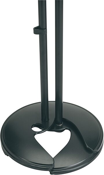 K&M 26045 Stackable Microphone Stand, Black, Action Position Back