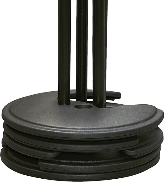 K&M 26045 Stackable Microphone Stand, Black, Action Position Back