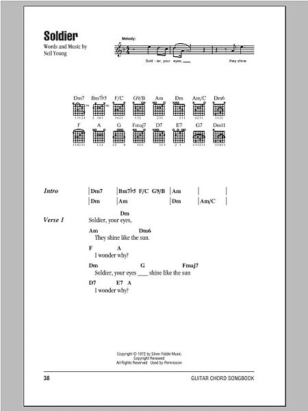 Soldier - Guitar Chords/Lyrics, New, Main