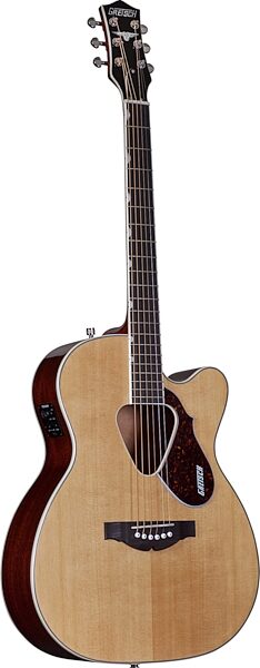 Gretsch G5013CE Rancher Junior Acoustic-Electric Guitar, Angle