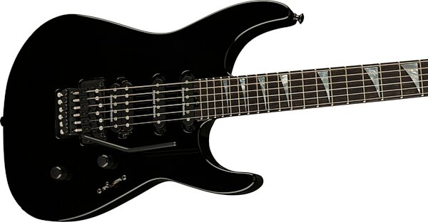 Jackson American Series Soloist SL3 Electric Guitar (with Case), Gloss Black, Open Box (Very Good), Action Position Back