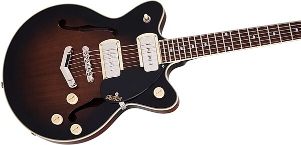 Gretsch G2655 P90 Streamliner CB Electric Guitar, Brownstone, USED, Scratch and Dent, Action Position Back