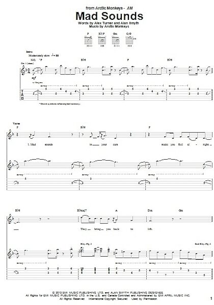 Mad Sounds - Guitar TAB, New, Main