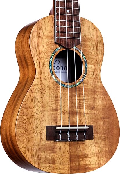 Cordoba 28S Koa Soprano Ukulele, Action Position Back
