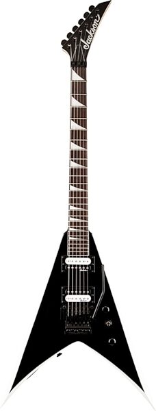 Jackson JS Series King V JS32 Electric Guitar, Rosewood Fingerboard, Black with White-Bevels