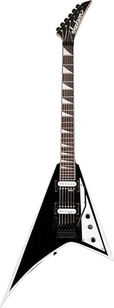 Jackson JS Series Rhoads JS32 Electric Guitar, Rosewood Fingerboard, Black with White Bevels