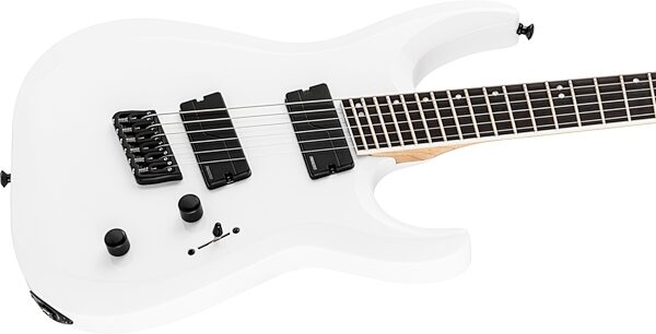 Jackson Pro Dinky DK HT6 MS Electric Guitar, with Ebony Fingerboard, Snow White, USED, Blemished, Action Position Side