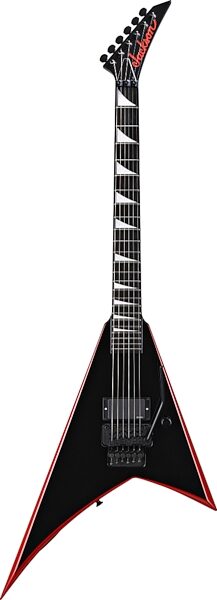 Jackson RR24 Randy Rhoads Pro Electric Guitar, Black with Blood Red Bevels